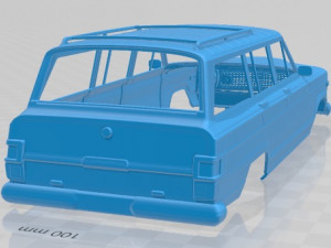 wagoneer 1978 printable body car 3D Druckmodell