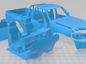 Nissan patrol pickup 2016 printable car 3Dプリントモデル