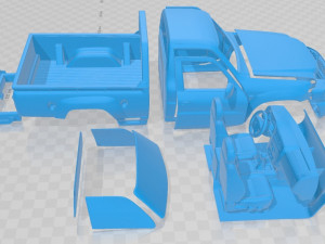 Nissan patrol pickup 2016 printable car 3Dプリントモデル