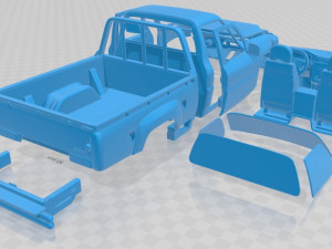 Nissan patrol pickup 2016 printable car 3Dプリントモデル