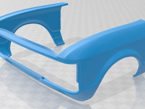 granada 3 door eu 1972 printable car 3D Принт Модель