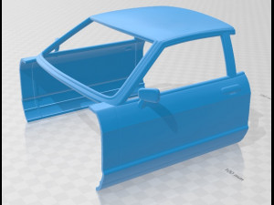 granada 3 door eu 1972 printable car 3D Принт Модель