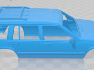 volvo 745 kombi us 1985 printable body car 3D printmodel