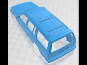 volvo 745 kombi us 1985 printable body car 3D printmodel
