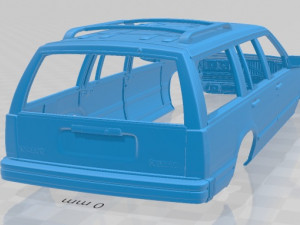 volvo 745 kombi us 1985 printable body car 3D printmodel