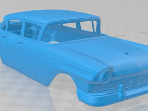 custom 300 fordor sedan 1957 printable body car 3D Print Model