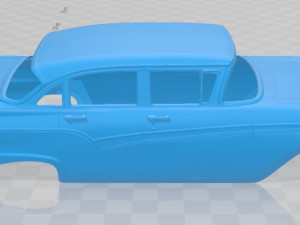custom 300 fordor sedan 1957 printable body car 3D Принт Модель