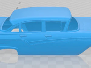 custom 300 fordor sedan 1957 printable body car 3D Print Model