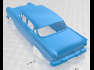 custom 300 fordor sedan 1957 printable body car 3D Print Model