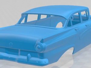 custom 300 fordor sedan 1957 printable body car 3D Принт Модель