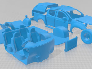 isuzu d-max double cab huntsman 2014 printable car 3D 打印模型
