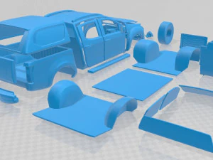 isuzu d-max double cab huntsman 2014 printable car 3D Print Model