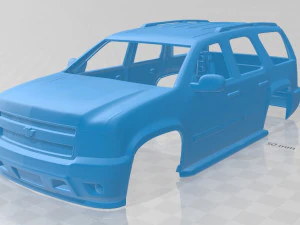 carro com carroceria imprim&iacute;vel tahoe 2010 Modelo de Impressão 3D