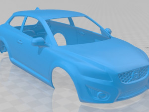 volvo c30 2011 printable body car Modèles 3D en vedette