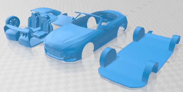 z4 g29 m40i 2019 printable car 3D Print Model .c4d .max .obj .3ds .fbx .stl .blend 