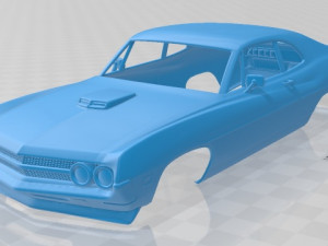 falcon 429 super cobra jet 1970 printable body car 3D Print Model