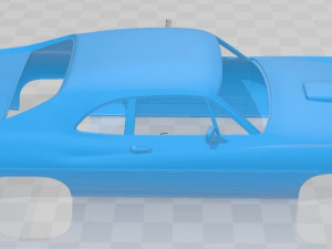 falcon 429 super cobra jet 1970 printable body car 3D Baskı Modeli