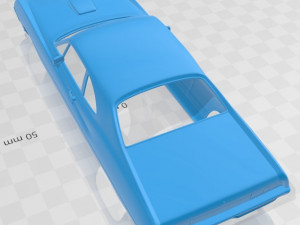 falcon 429 super cobra jet 1970 printable body car 3D Baskı Modeli