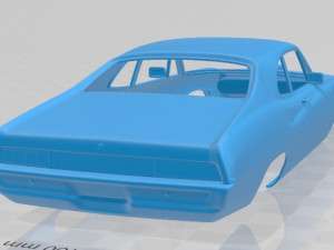 falcon 429 super cobra jet 1970 printable body car 3D Baskı Modeli