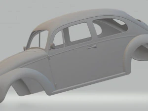 volkswagen beetle 1300 printable body 3D Print Model
