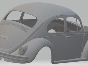 volkswagen beetle 1300 printable body Modèles 3D en vedette