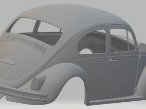 volkswagen beetle 1300 printable body 3D Print Model