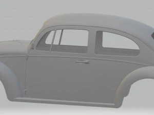 volkswagen beetle 1300 printable body 3D Print Model
