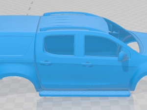 isuzu d-max double cab huntsman 2014 printable body car 3D Baskı Modeli
