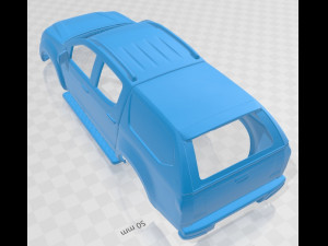 isuzu d-max double cab huntsman 2014 printable body car 3D Baskı Modeli