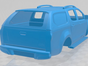 isuzu d-max double cab huntsman 2014 printable body car 3D Baskı Modeli