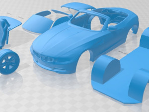 z4 2010 printable car 3Dプリントモデル