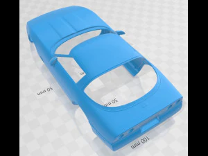corvette c4 coupe 1983 printable body car 3D Print Model