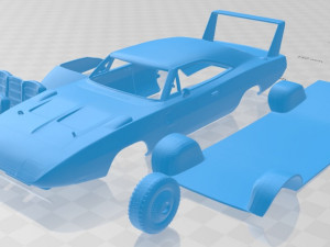 charger daytona hemi 1969 printable car 3D प्रिंट मॉडल