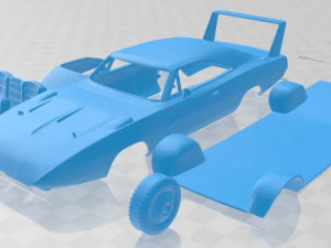 charger daytona hemi 1969 printable car 3D Print Model