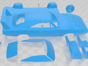 charger daytona hemi 1969 printable car 3D Print Model