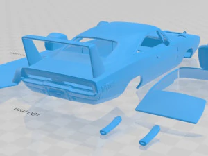 charger daytona hemi 1969 printable car 3D Print Model