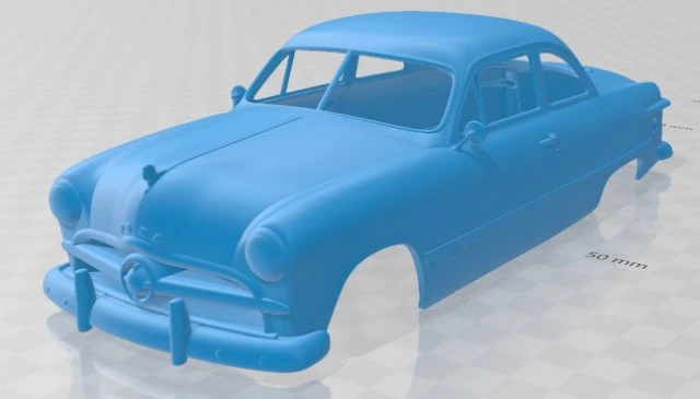 custom club coupe 1949 printable body car 3D Print Model .c4d .max .obj .3ds .fbx .stl .blend 
