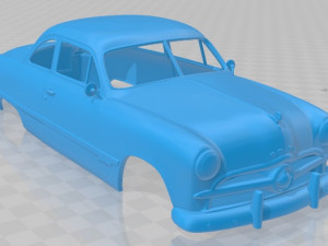 custom club coupe 1949 printable body car Modello di stampa 3D