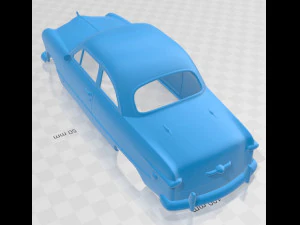 custom club coupe 1949 printable body car 3D Print Model
