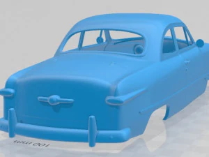 custom club coupe 1949 printable body car 3D Print Model