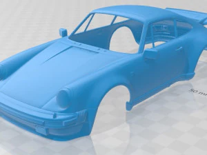 porsche 911 1973 bodi mobil yang dapat dicetak Model Cetak 3D