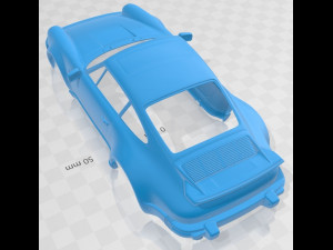 porsche 911 1973 printable body car 3D प्रिंट मॉडल