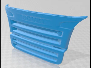 scania p310 crew printable cab truck 2011 in separate parts 3D Print Model