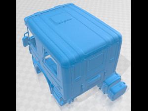 scania p310 2011 printable body cab 3D 프린트 모델