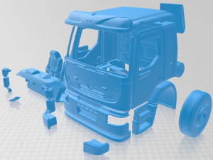 renault premium 2011 printable cabin truck 3D Print Model