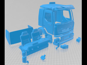 renault premium 2011 printable cabin truck Modèles 3D en vedette
