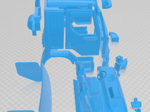 renault premium 2011 printable cabin truck Modèles 3D en vedette
