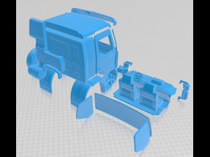 renault premium 2011 printable cabin truck Modèles 3D en vedette