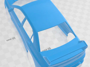 mitsubishi lancer evolution 2001 printable body car 3D Print Model