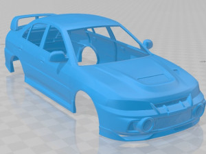 mitsubishi lancer evolution 1997 printable body car 3D-printmodel